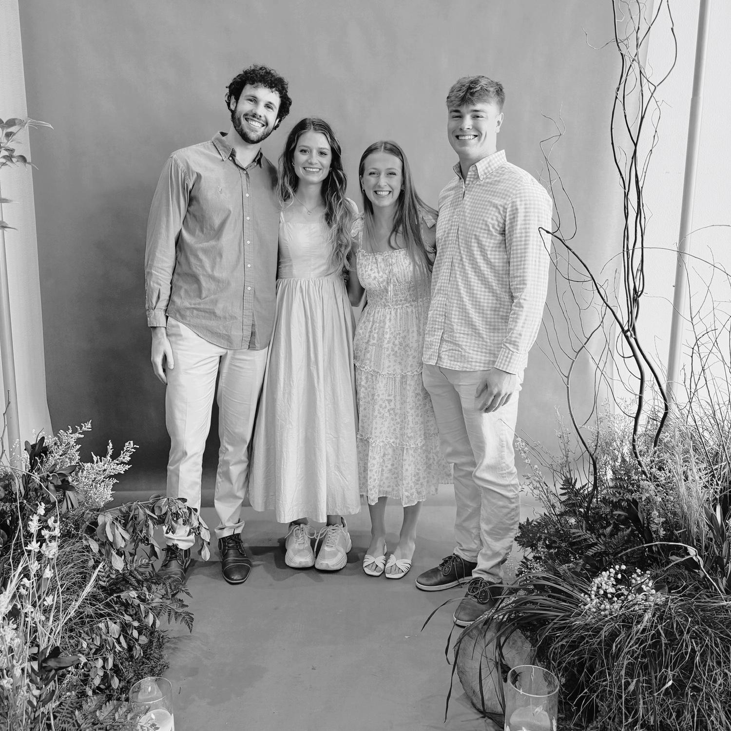 4/20/2025- Photo of Easter service at Key Point Church in Bentonville, Arkansas with friends, Matt and Juju.