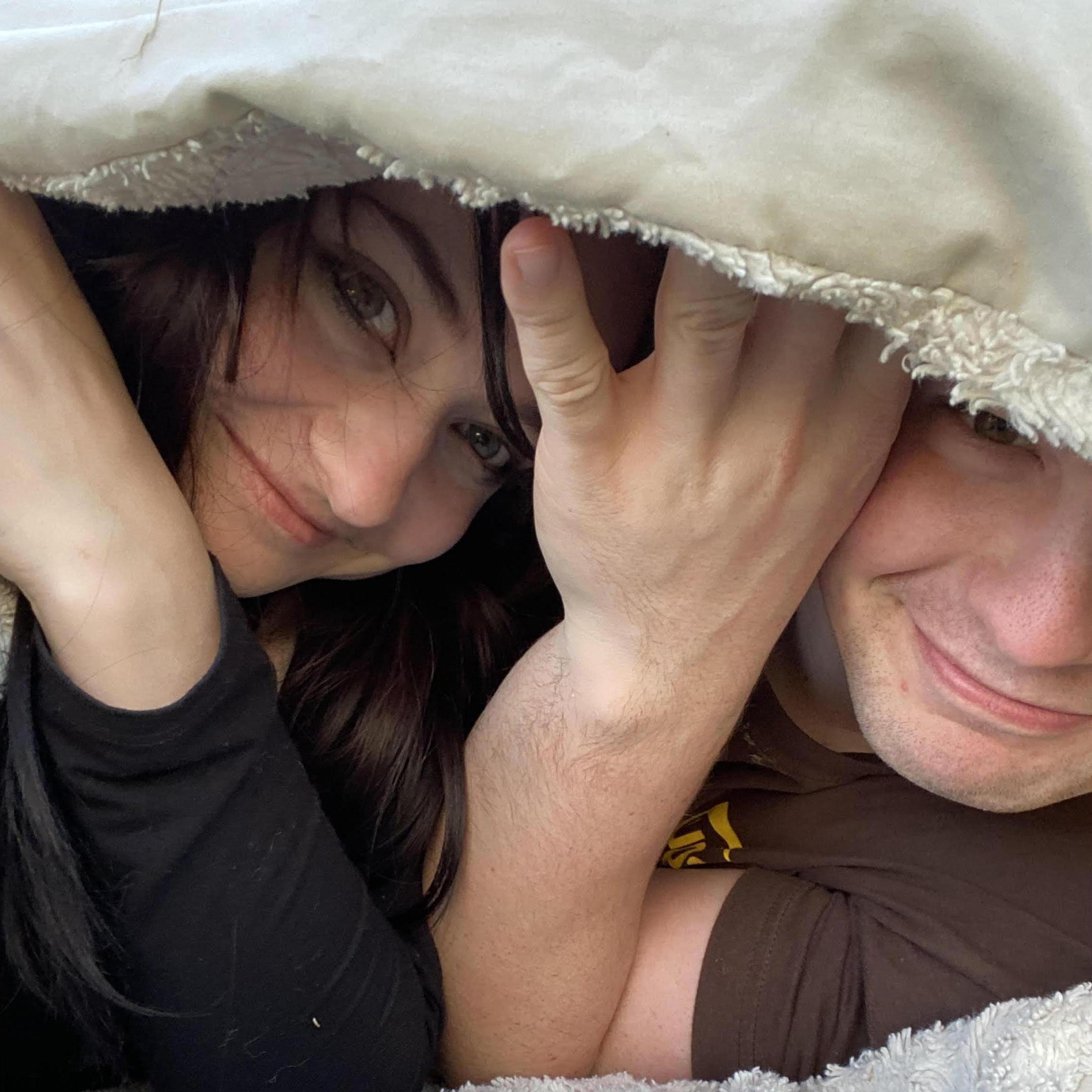 We were hiding from puppies