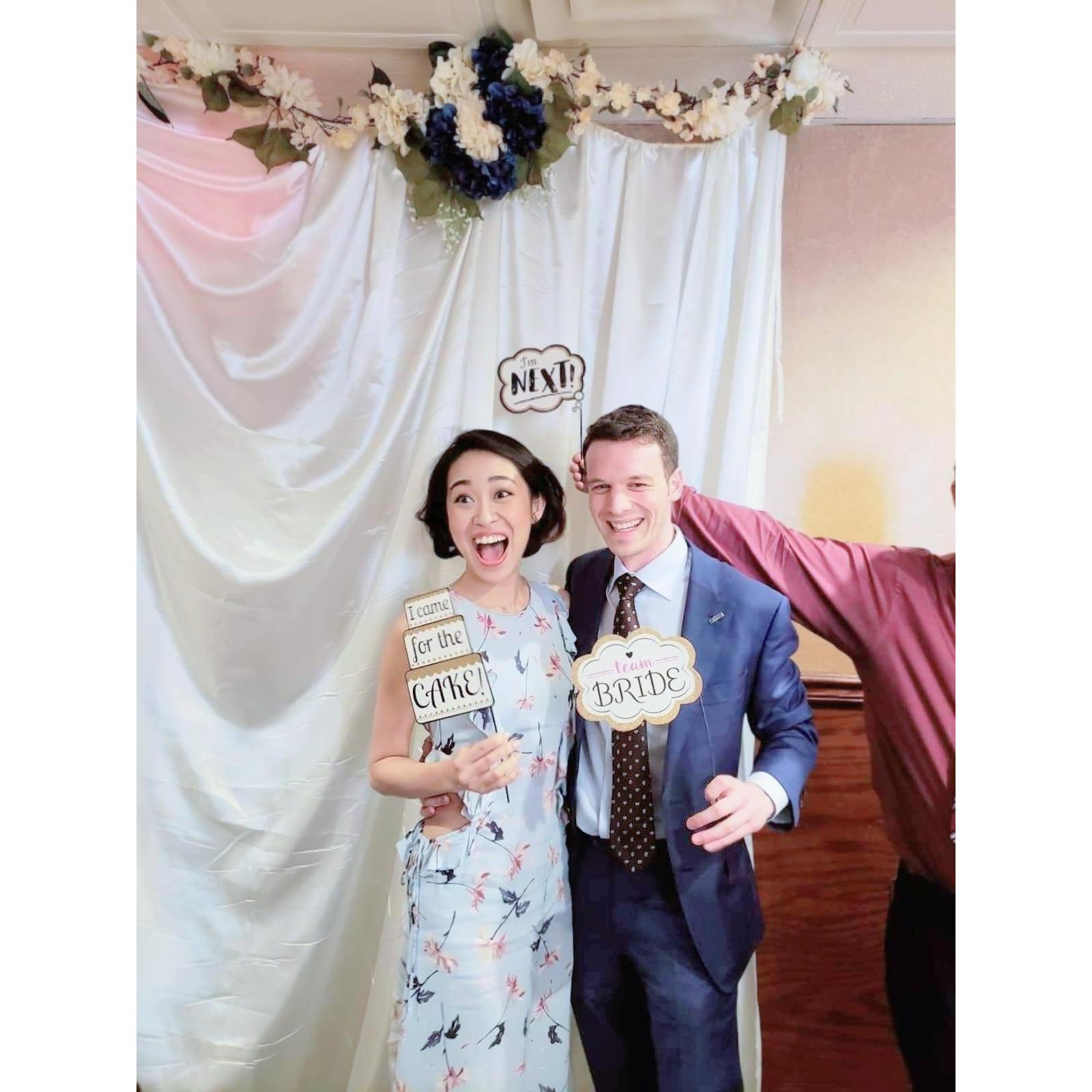 The first wedding we attended together.
I'm the next? lol
