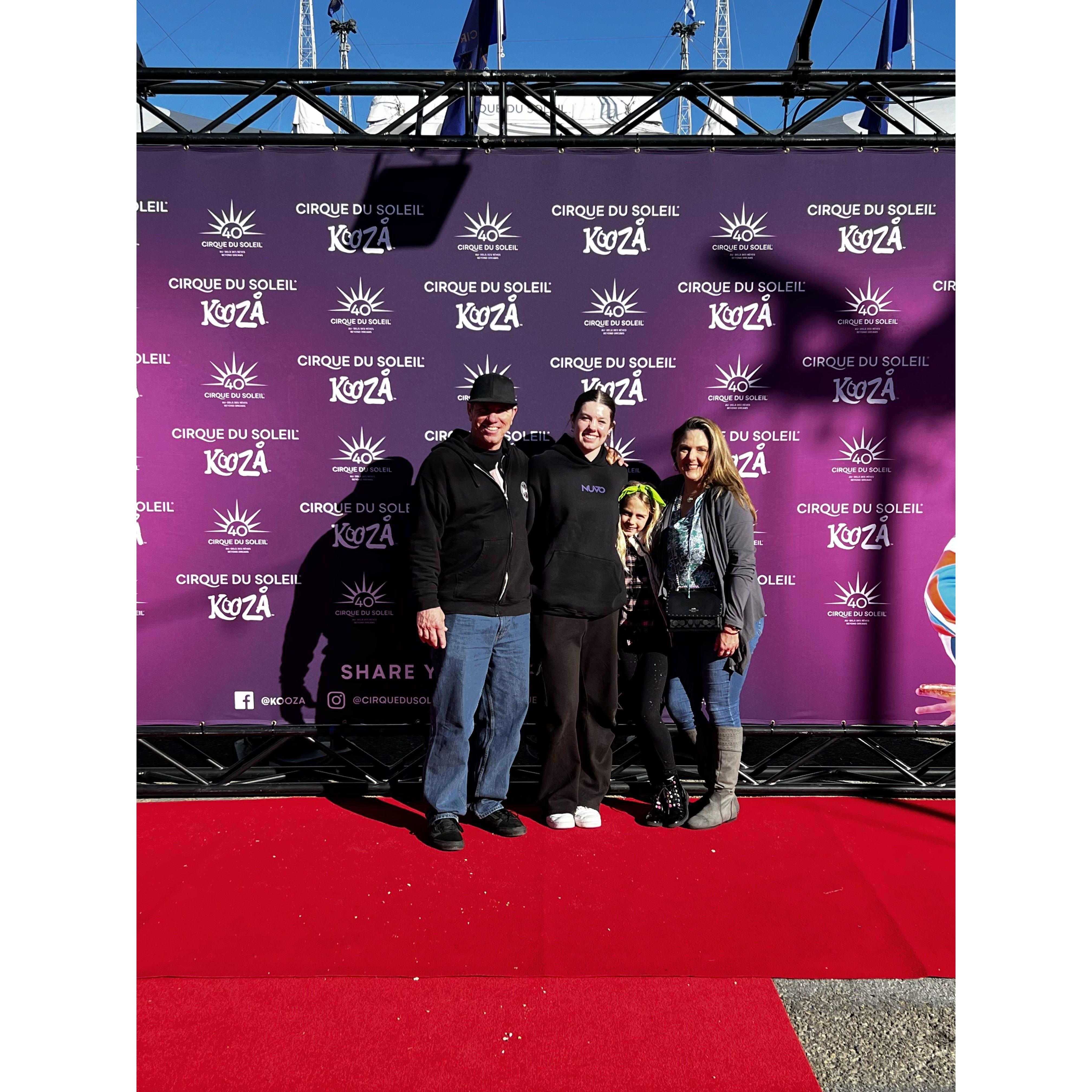 Cirque du Soleil with the M's