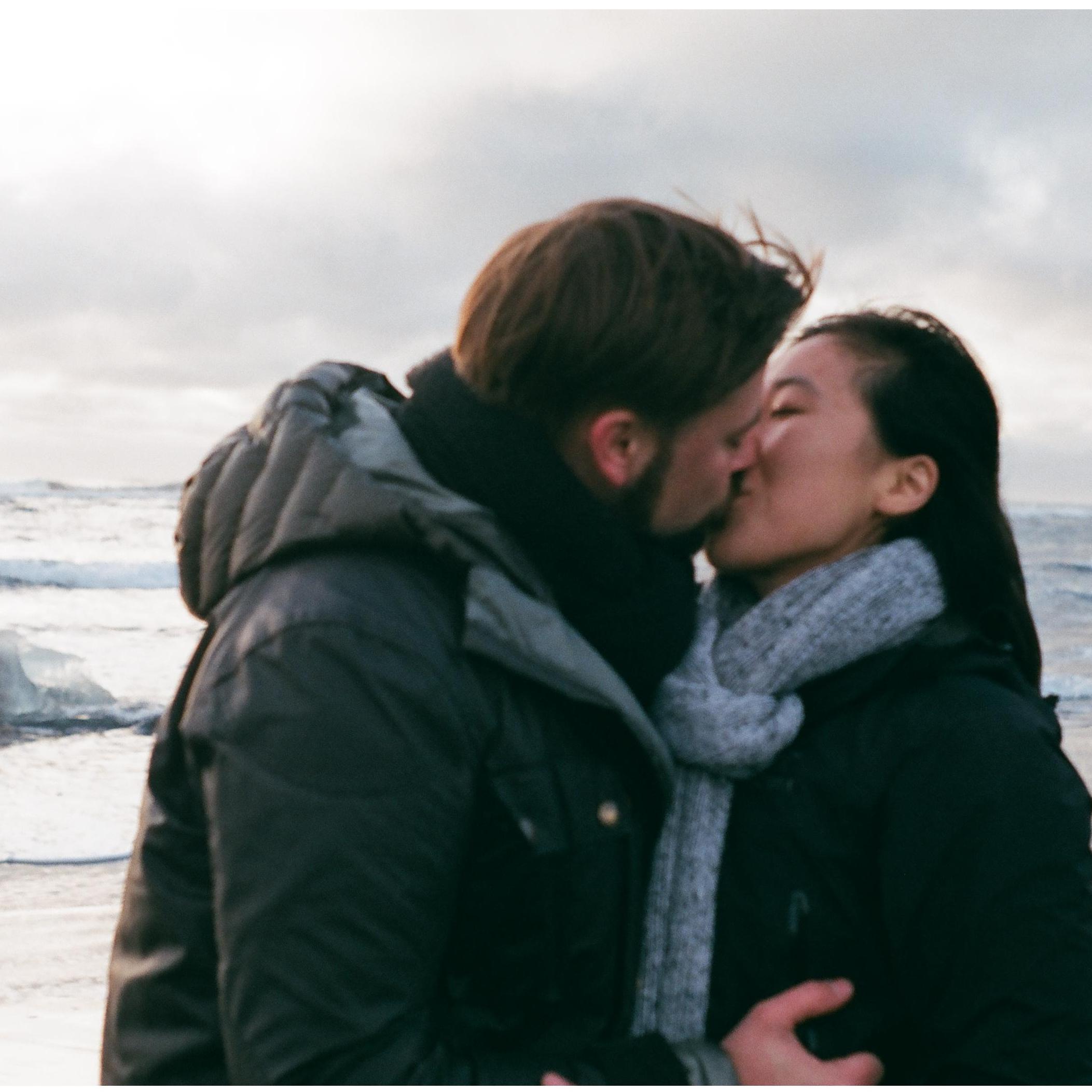 Engaged in Iceland