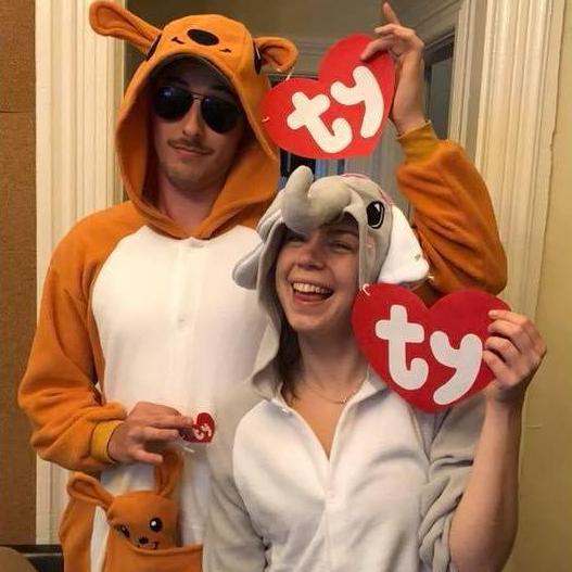 Bay to Breakers 2018. Our friend group all dressed up like different Beanie Babies.