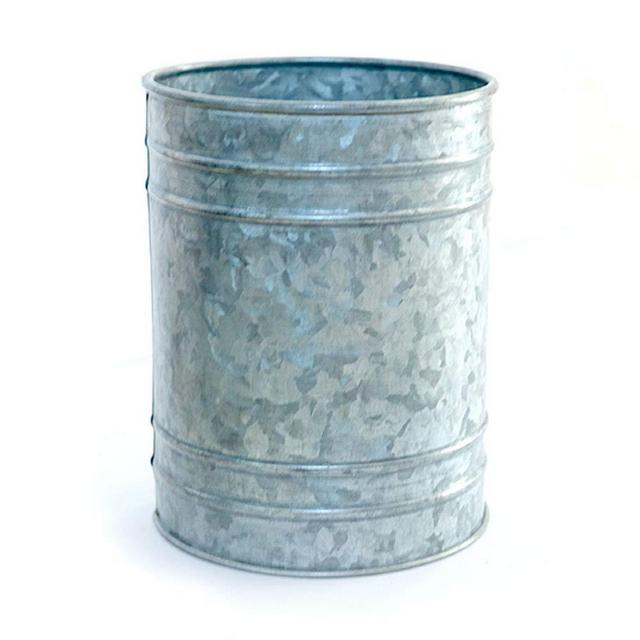 NIRMAN Galvanized metal Utensil Holder Crock, Utensil Holder Container for Kitchen Cooking Utensil.