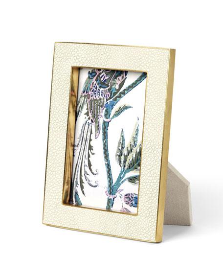 AERINCream Shagreen 5" x 7" Frame