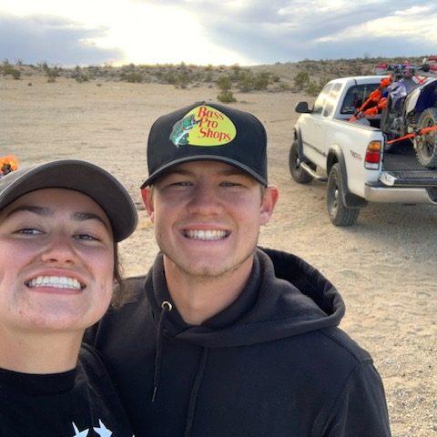 We love dirt biking together for fun :)
