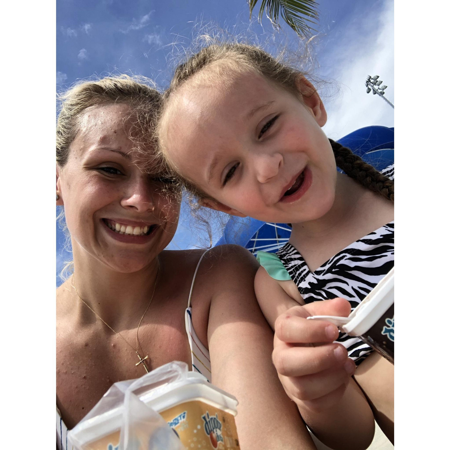 Ice Cream at the Splash Pad!