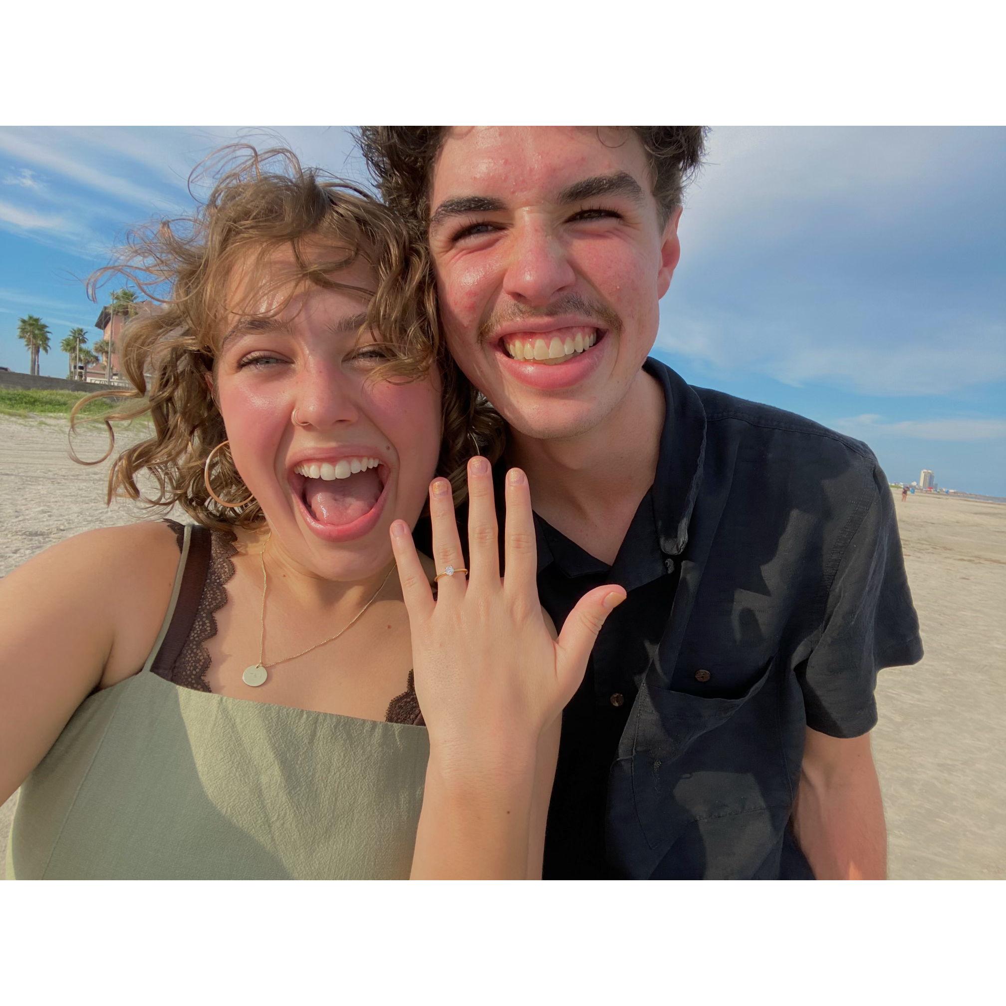 the day I proposed to Tanner!