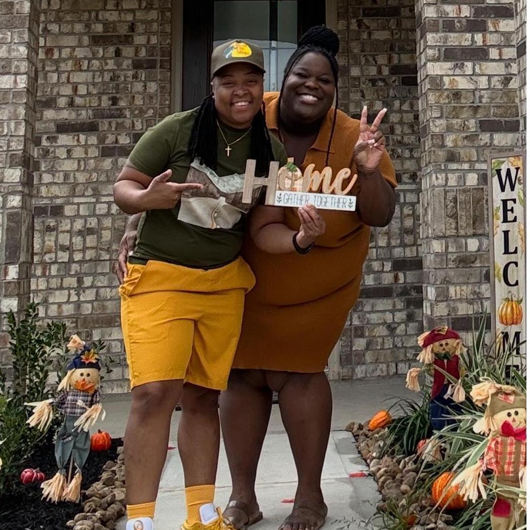 Their first home!! Such a special moment!
