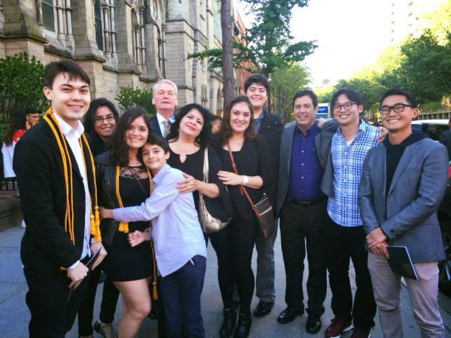Pratt Graduation with the families. May 2016.
