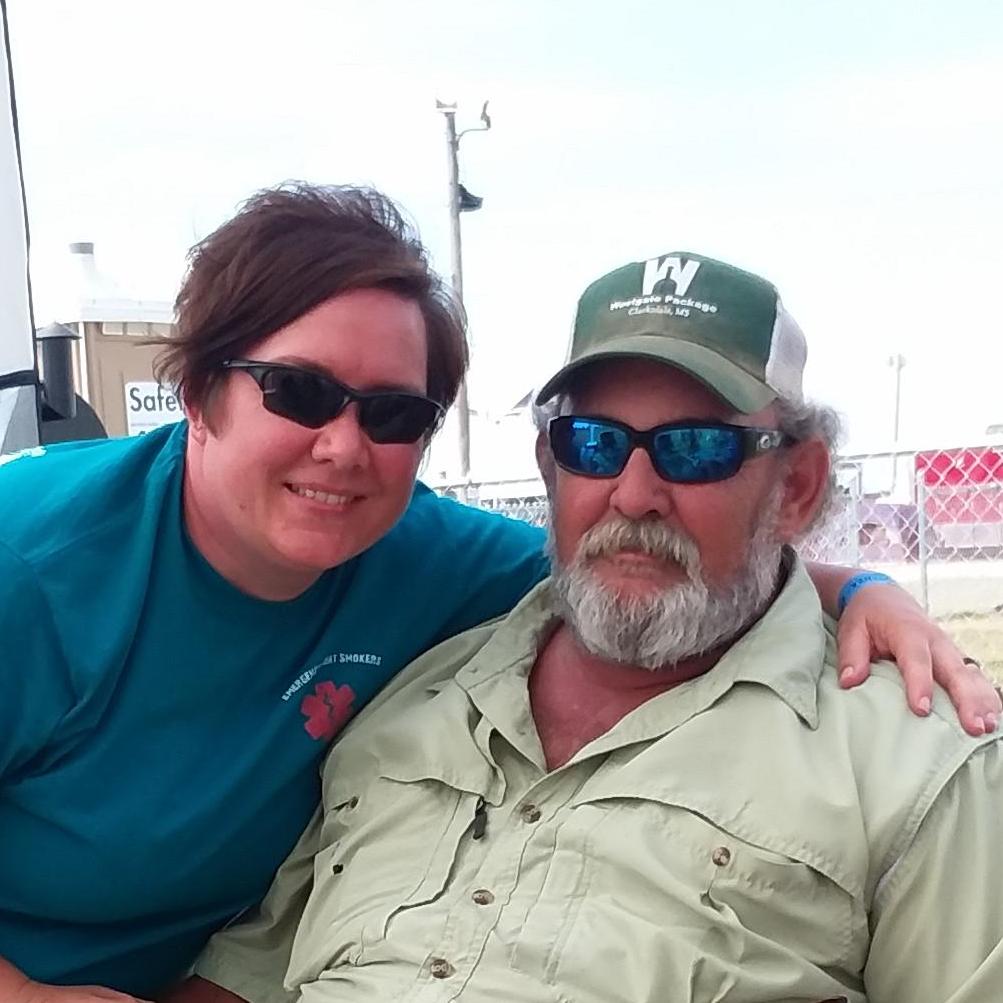 Jennifer and Benjy at Esperanza Bonanza BBQ competition, this was our first year to compete. (we didn't win, but we ate good) May 2018