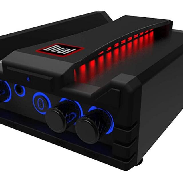 Dual Electronics DBTMA100 Micro Wireless Bluetooth 2 Channel Stereo Class-D Amplifier with | Universal Plug-In | Stereo RCA Outputs | 100 Watts Peak Power | Up to 100ft of Wireless Bluetooth Range