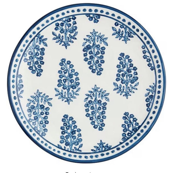 Mud Pie Bloom Print Accent Salad Plate | Dillard's
