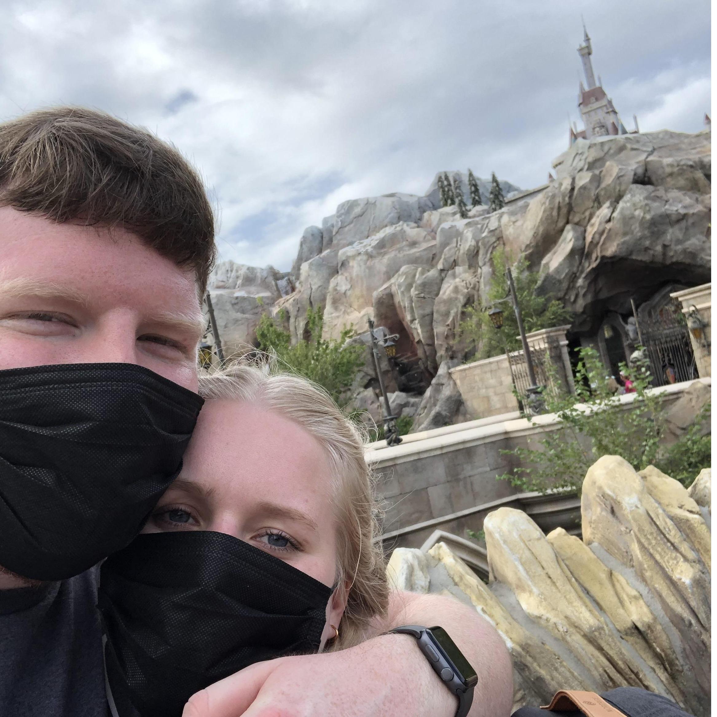 Our first trip to Disney World together for our two year anniversary!
