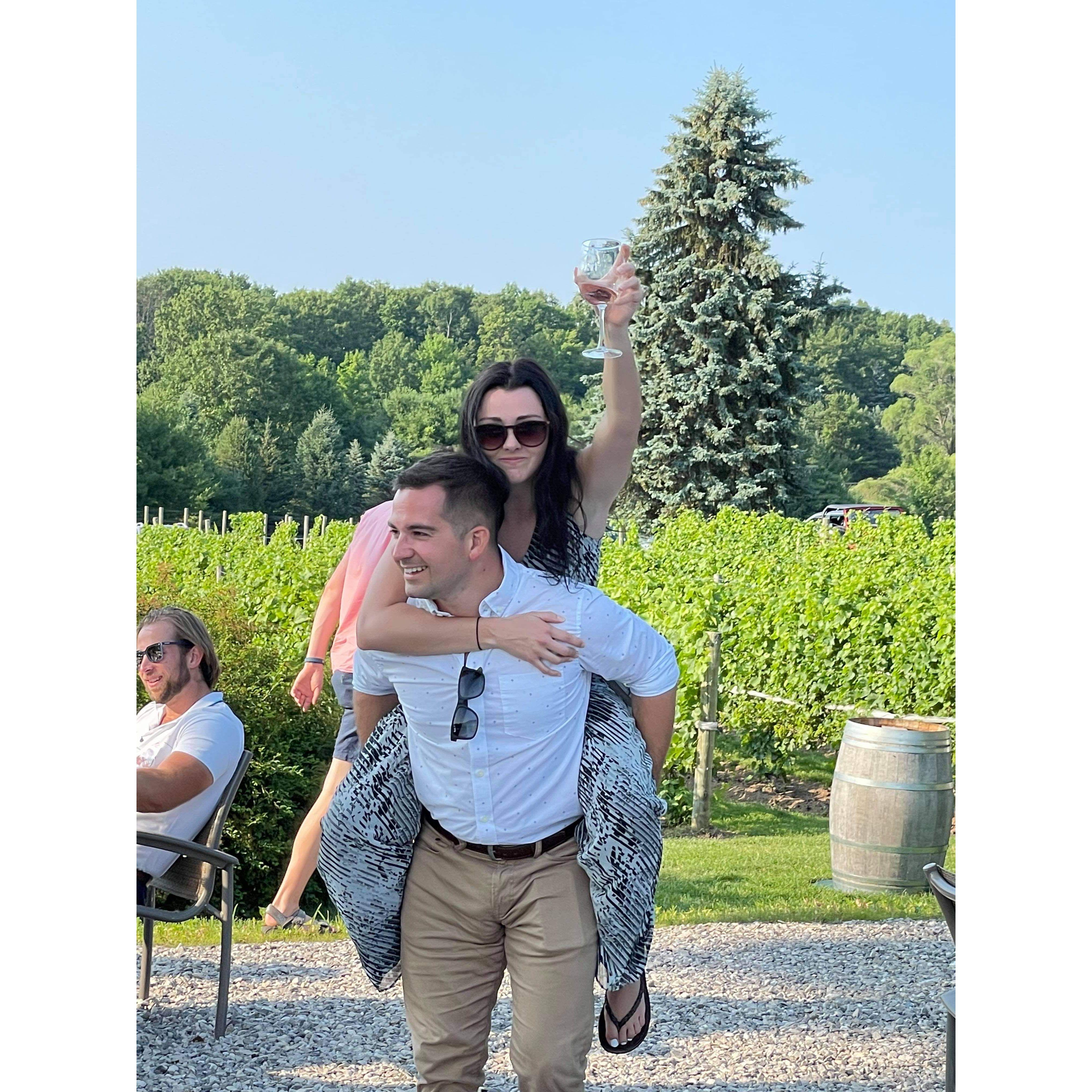 Wine tour in Traverse City