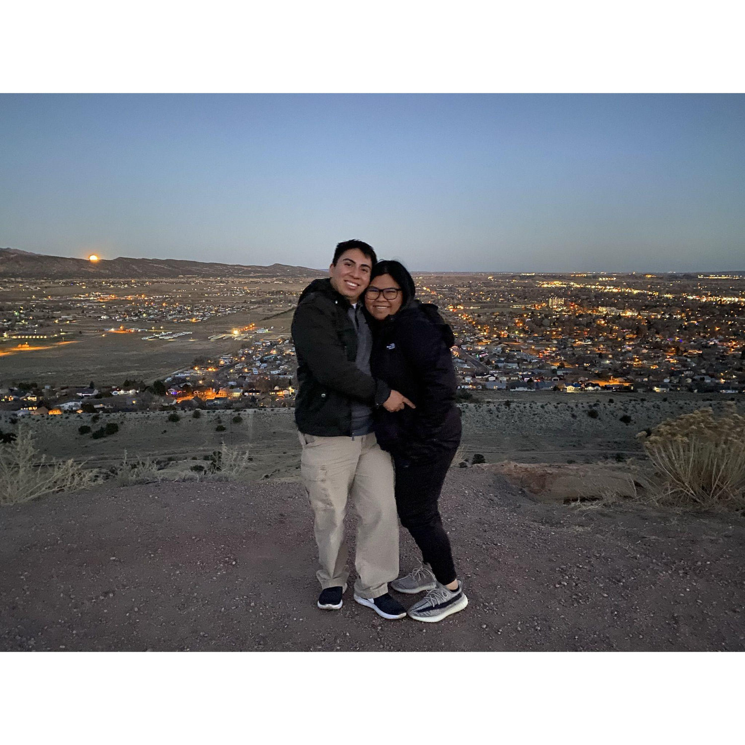 On top of the Colorado mountain
