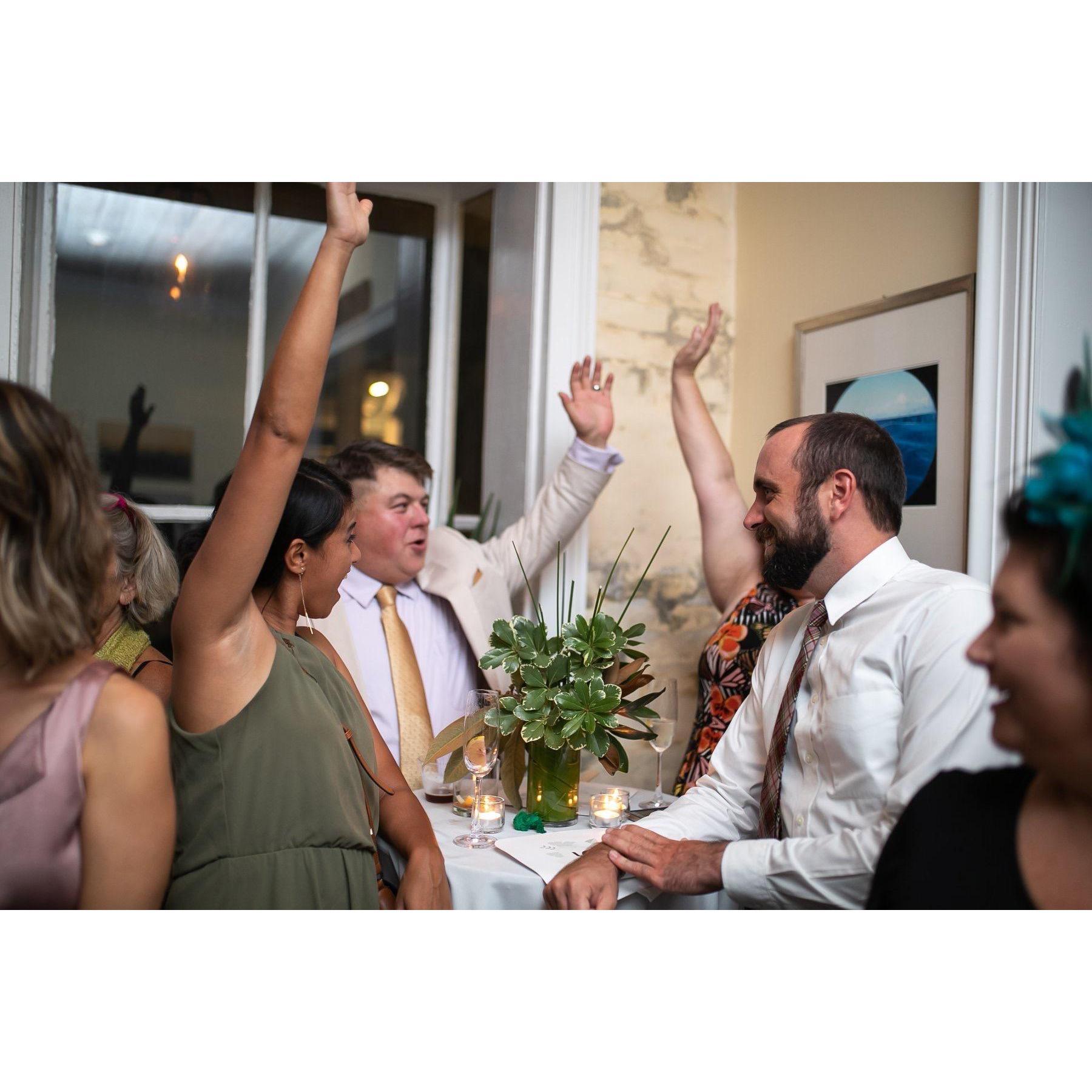 The Soul Gala with friends, Jim and Jennifer. Fall, 2018.