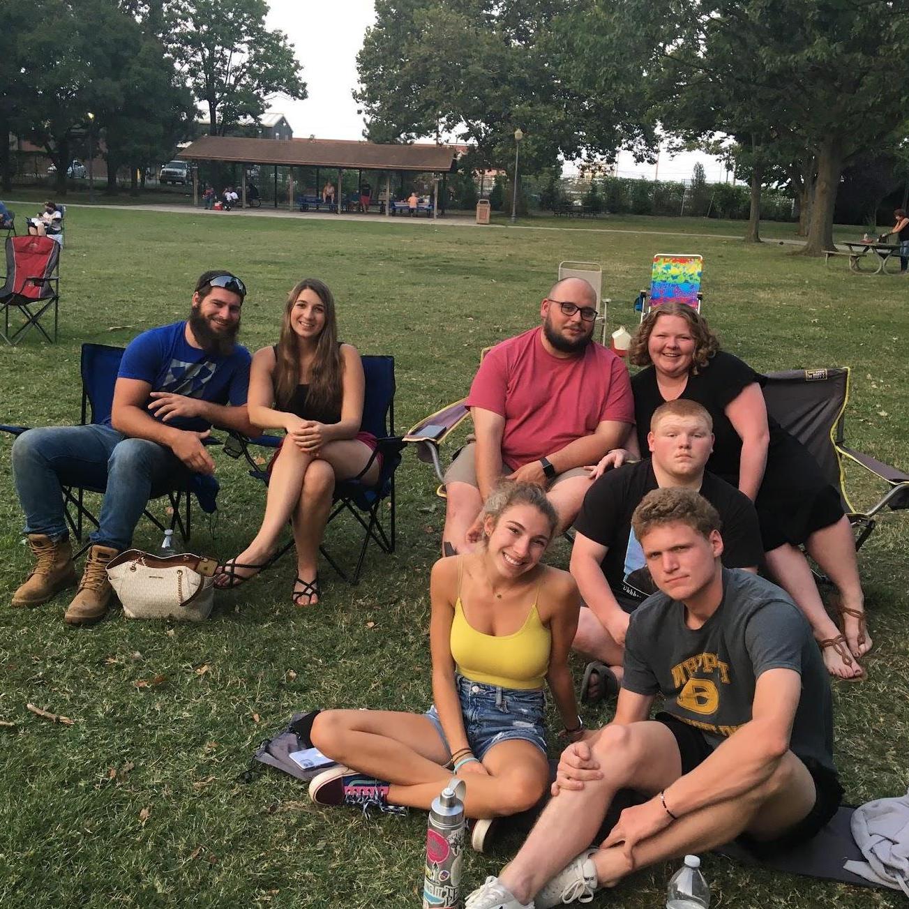 Live Music at the park with Selena, Kevin, Sean, Maddie and Jonah