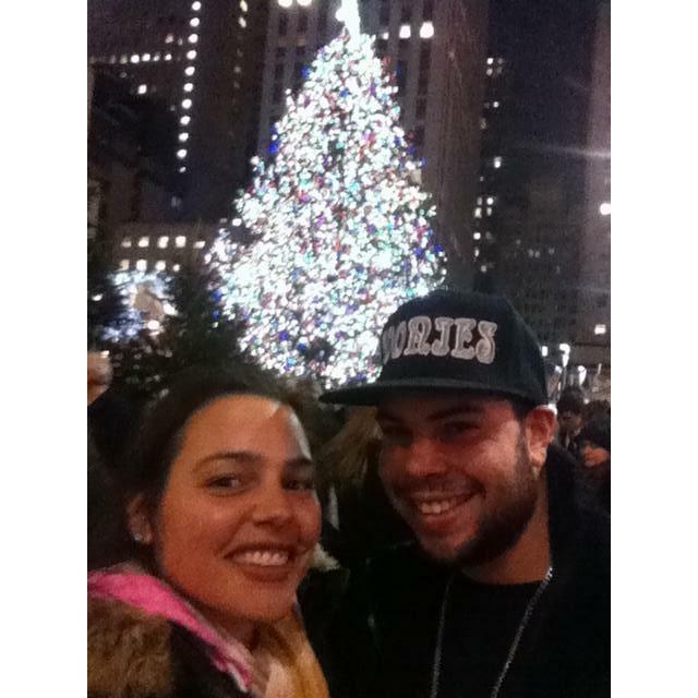 Our first time visiting the tree together.