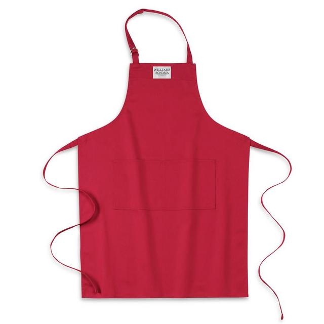 Williams Sonoma Classic Solid Logo Apron, Claret Red