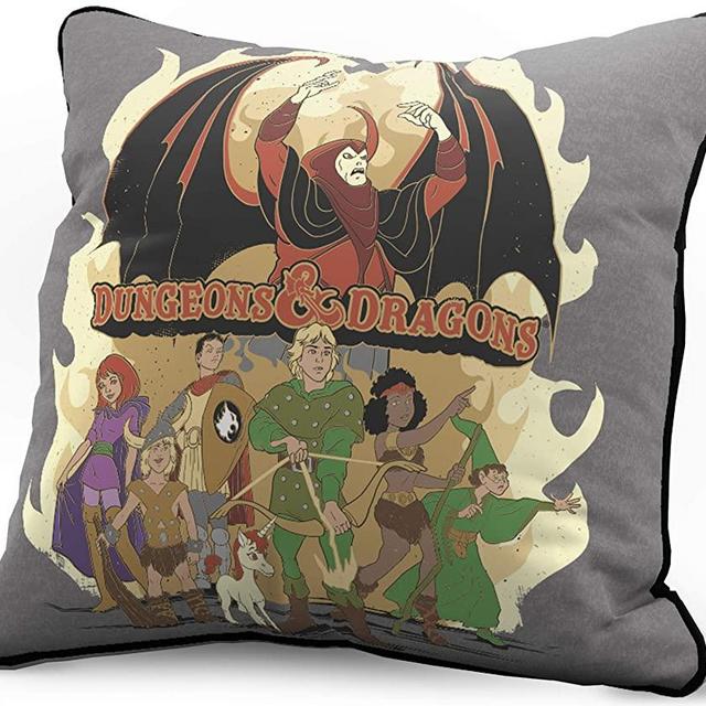 Jay Franco Dungeons & Dragons Party VS Necromancer Decorative Pillow Cover - Throw Pillow Cover - Super Soft Bedding (Official Dungeons & Dragons Product)