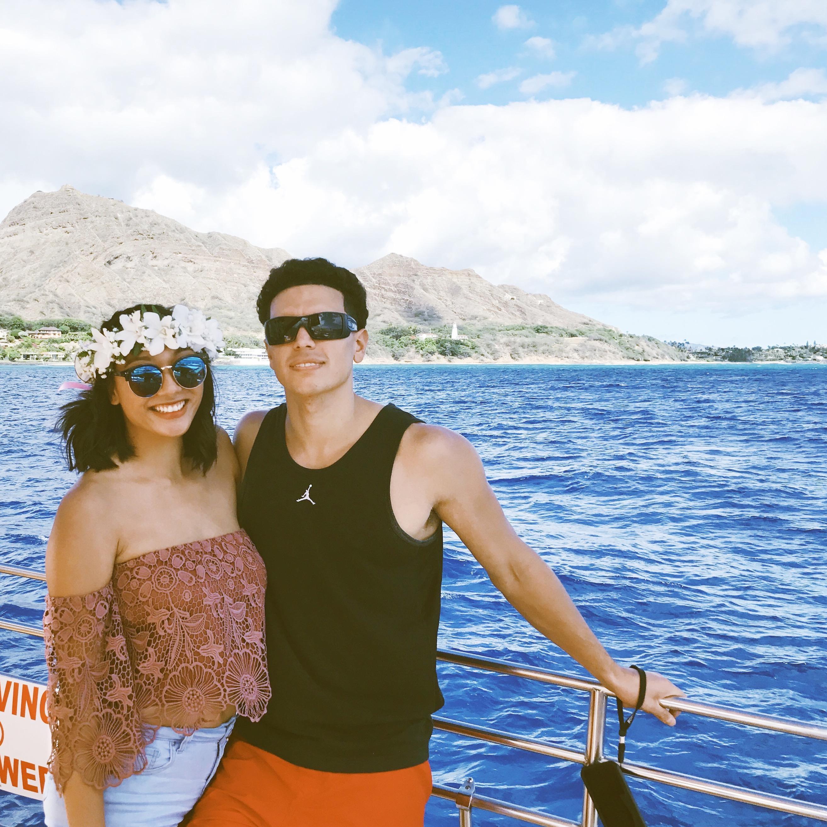 The best gift is him! & for taking care of me after this booze cruise