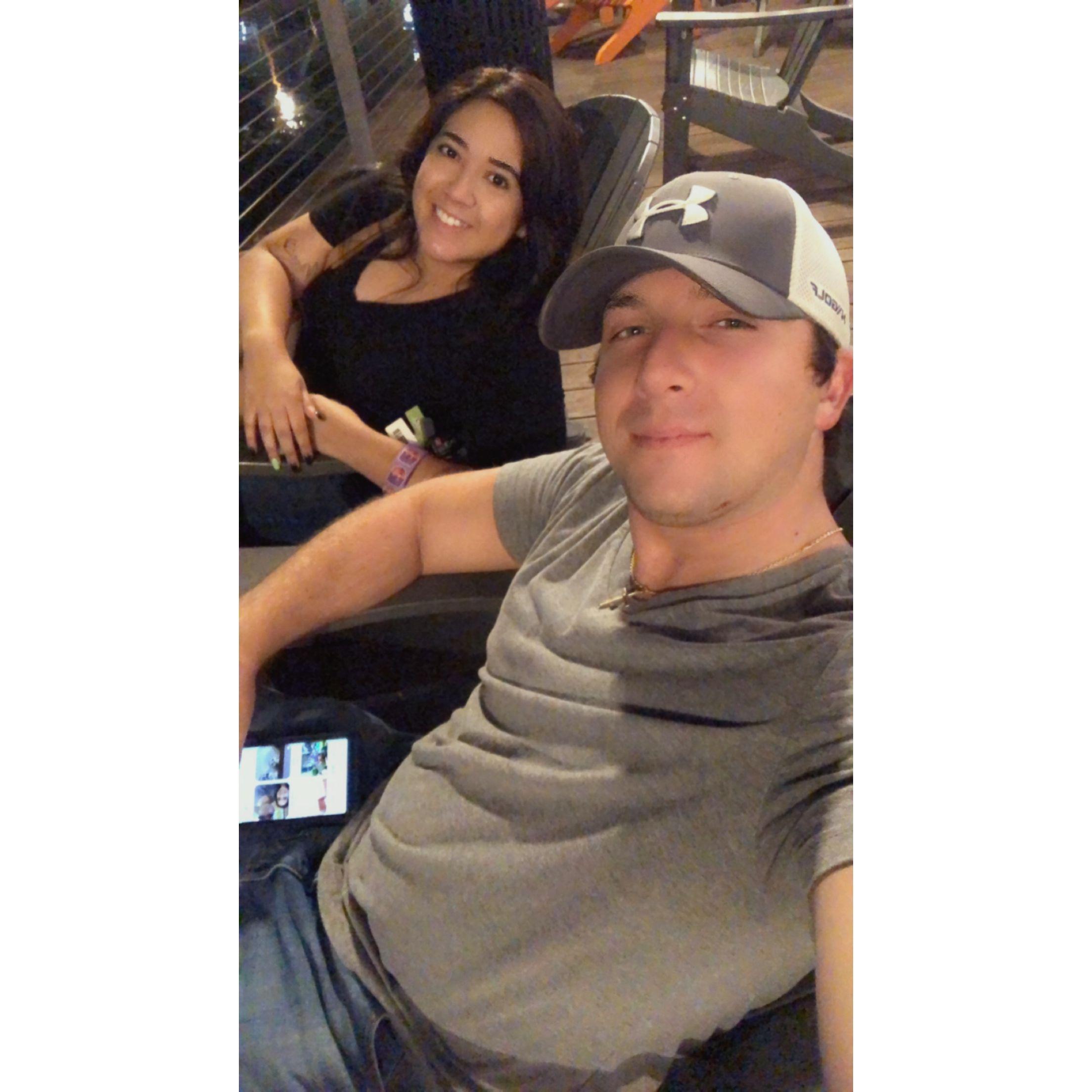 Hanging out in Plano late at night