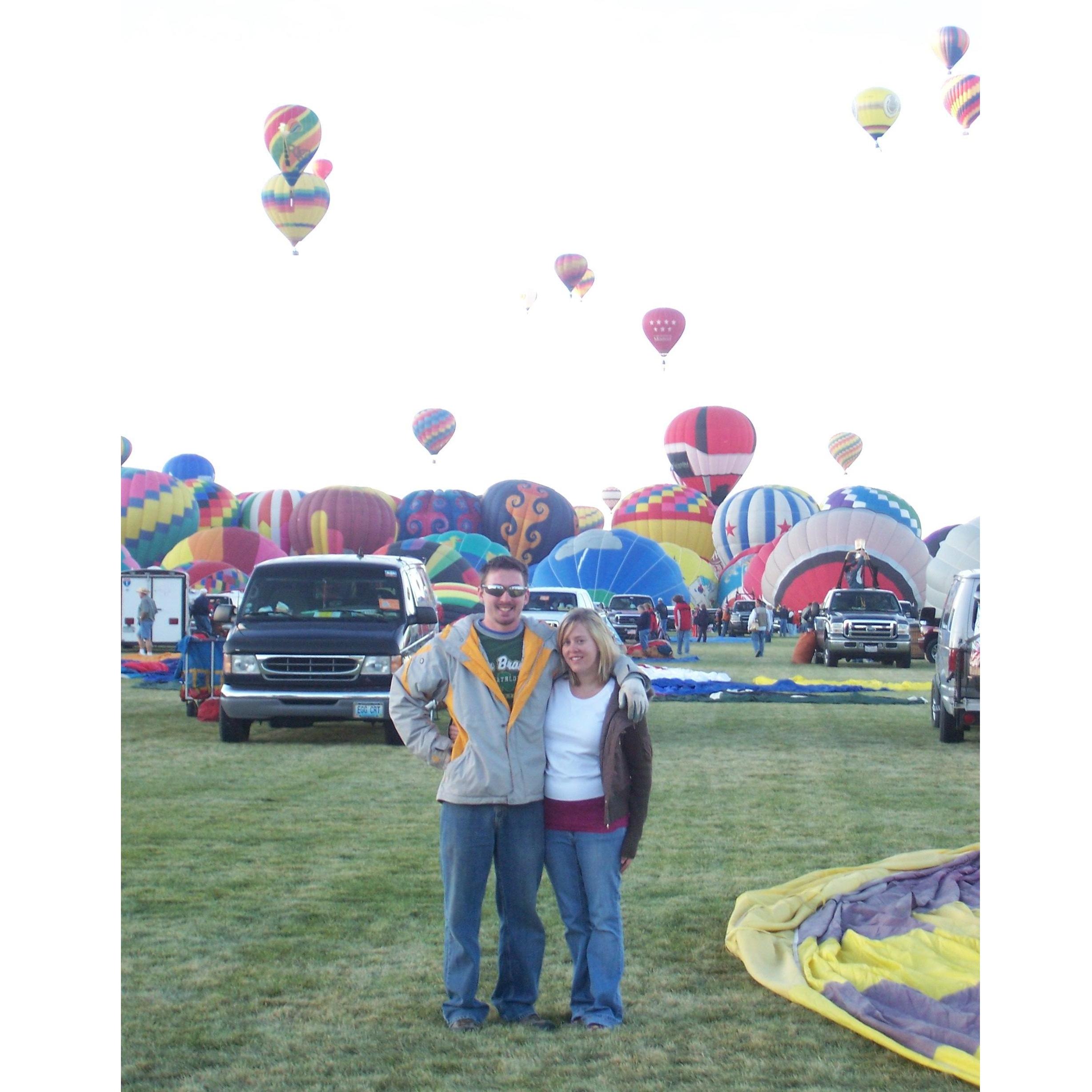 Our first Albuquerque International Balloon Fiesta together!