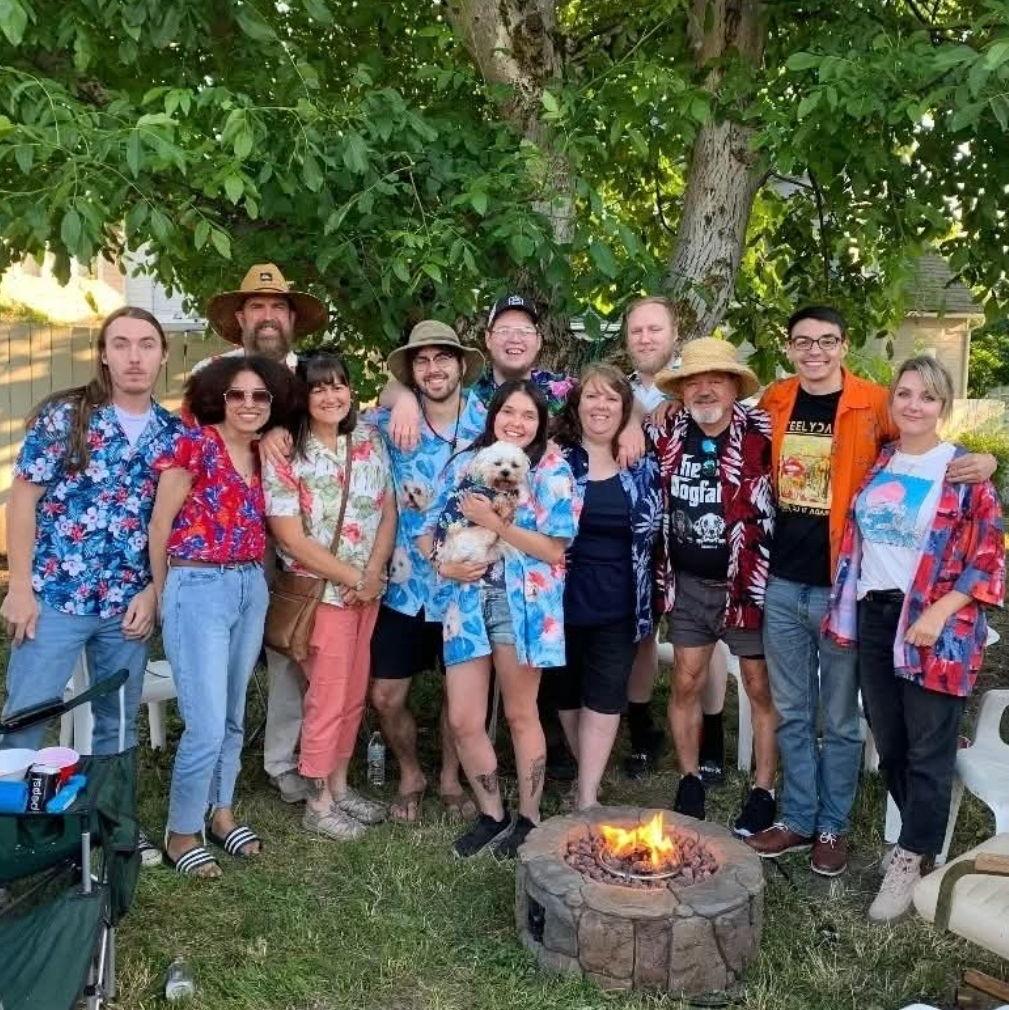 Our friends and family celebrating Bubba's 13th birthday together!