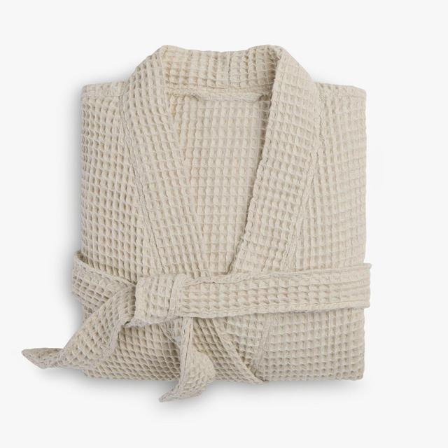 XL Tan Waffle Robe