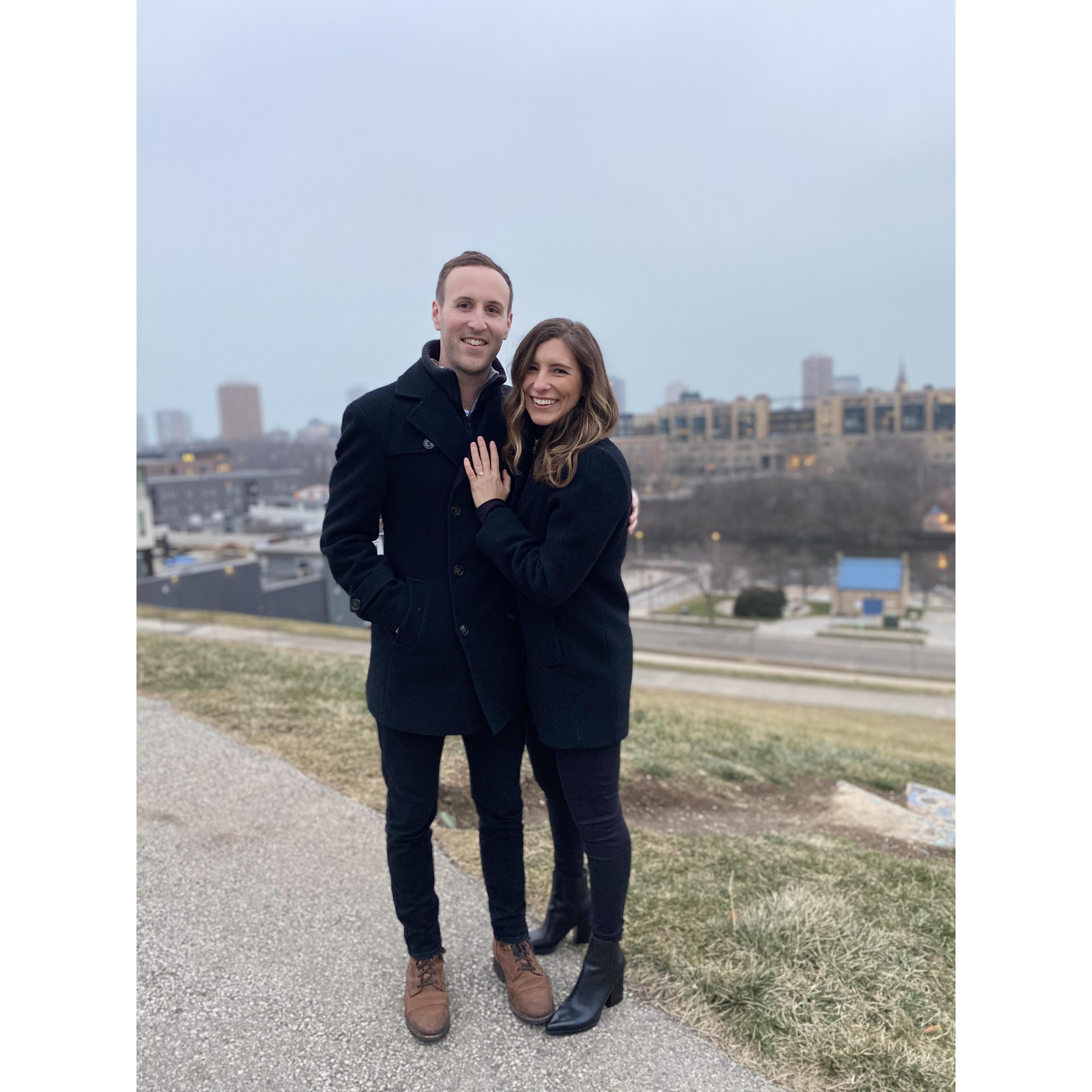 The day we got engaged