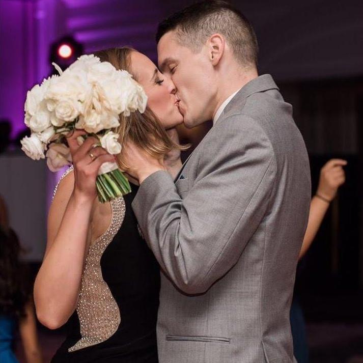 Paige caught the bouquet!