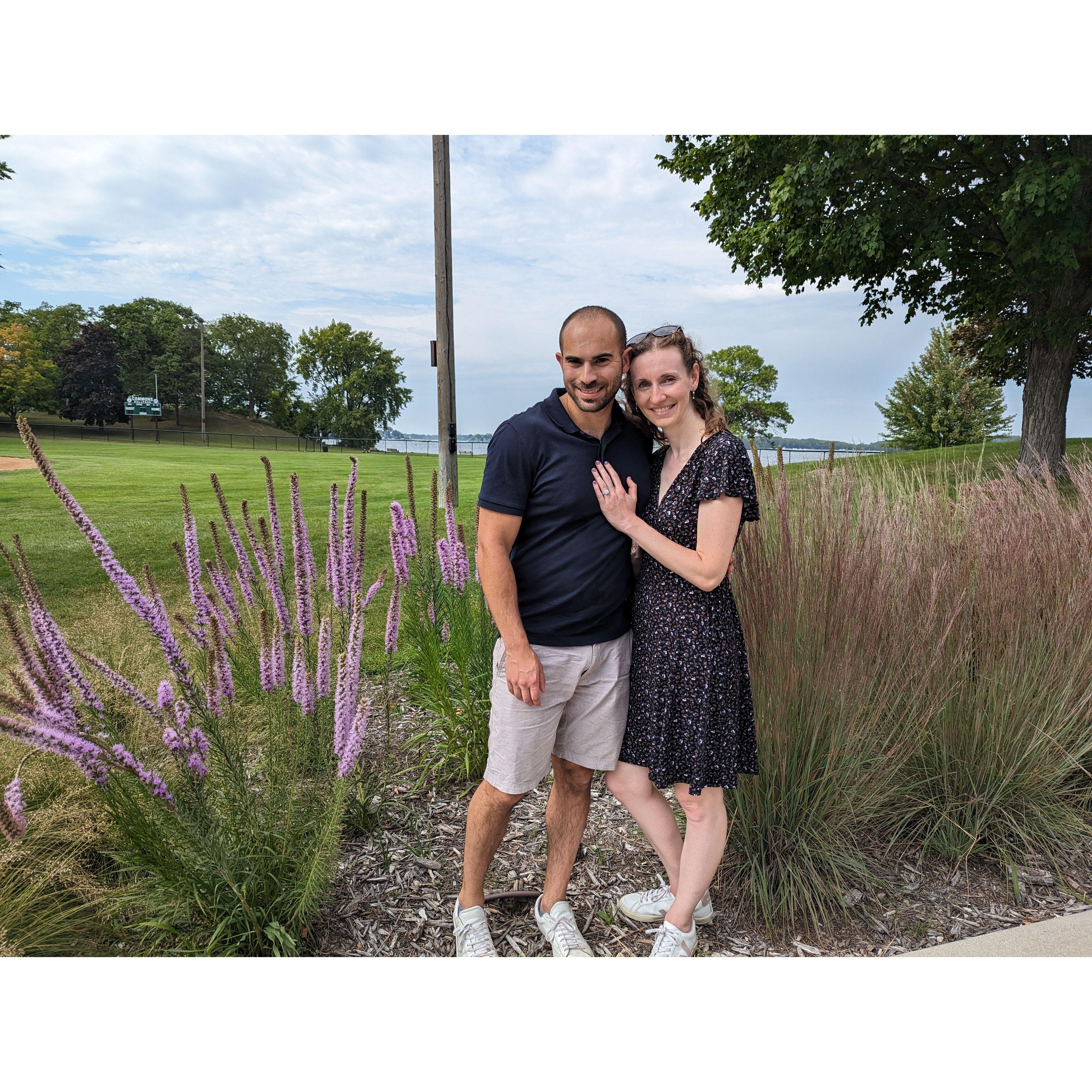 The day we got engaged! 9/2/23