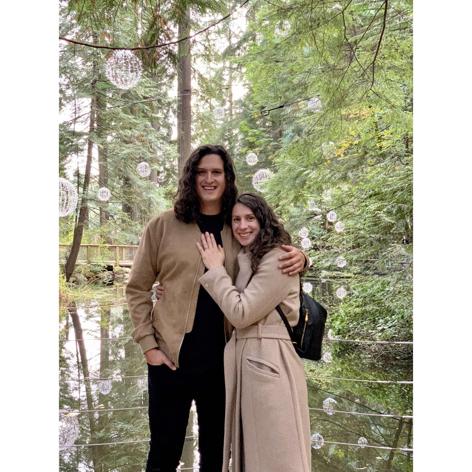 We got engaged at Capilano Suspension Bridge Park! 10.13.19
