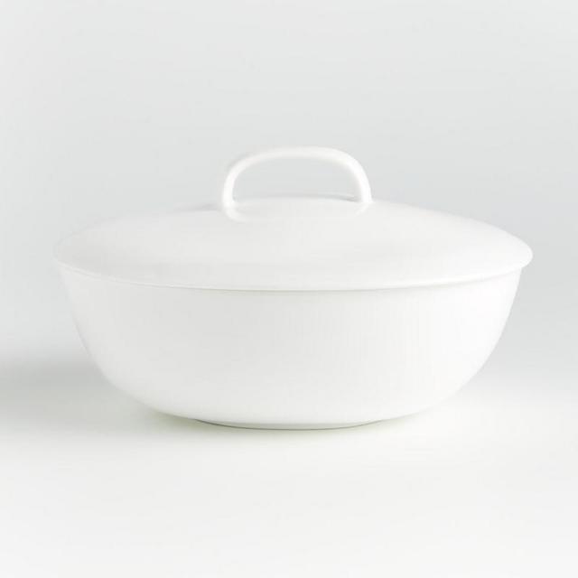 Bennett Oval Serving Bowl with Lid