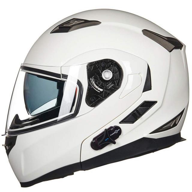 ILM Bluetooth Integrated Modular Flip up Full Face Motorcycle Helmet Sun Shield Mp3 Intercom Model 953/953 PRO