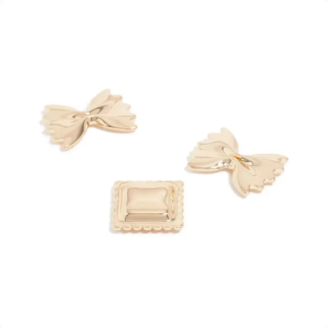 U Brands 3ct Pasta Magnets Gold