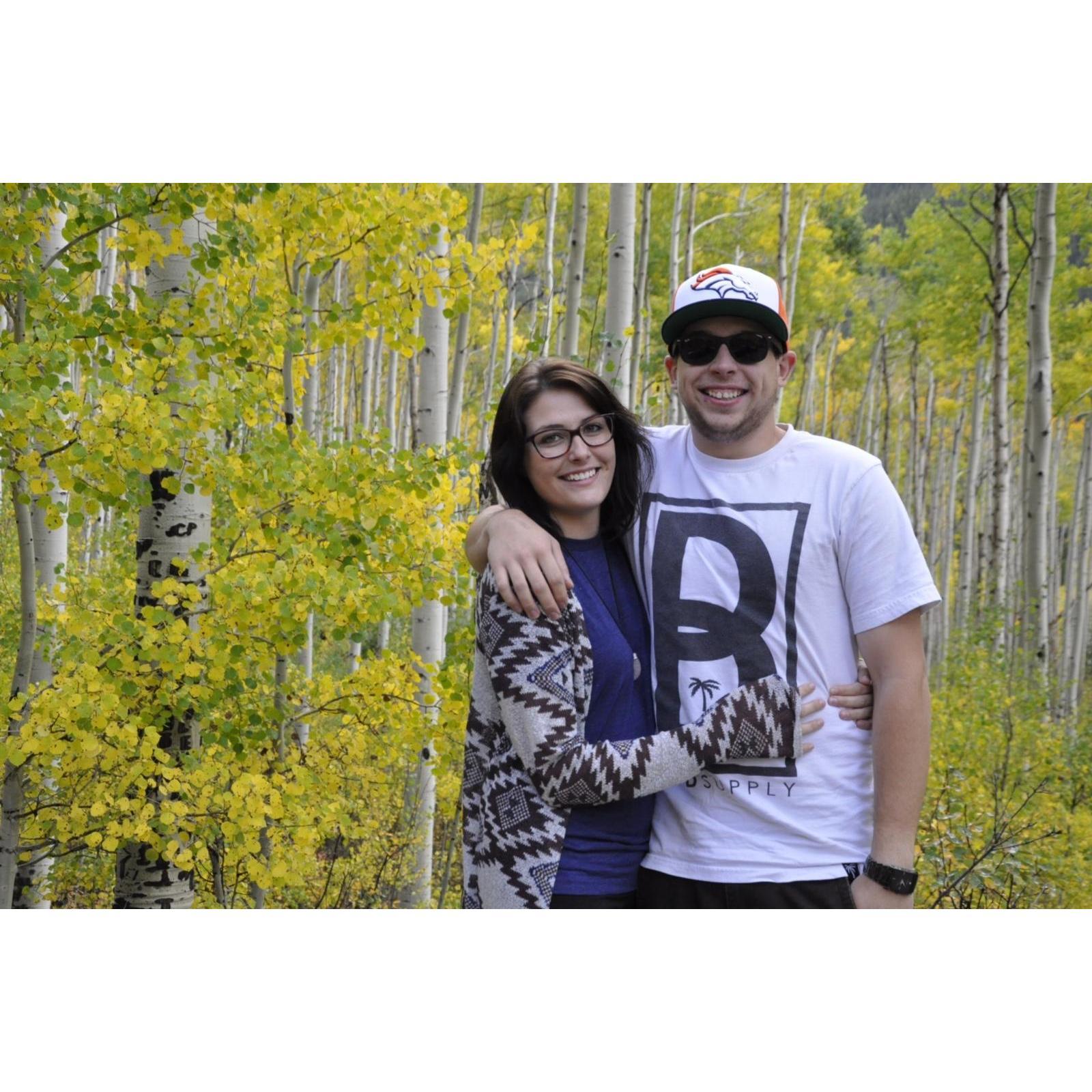 Our first trip to Aspen together