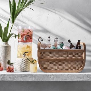 Leland Rattan Beverage Tub