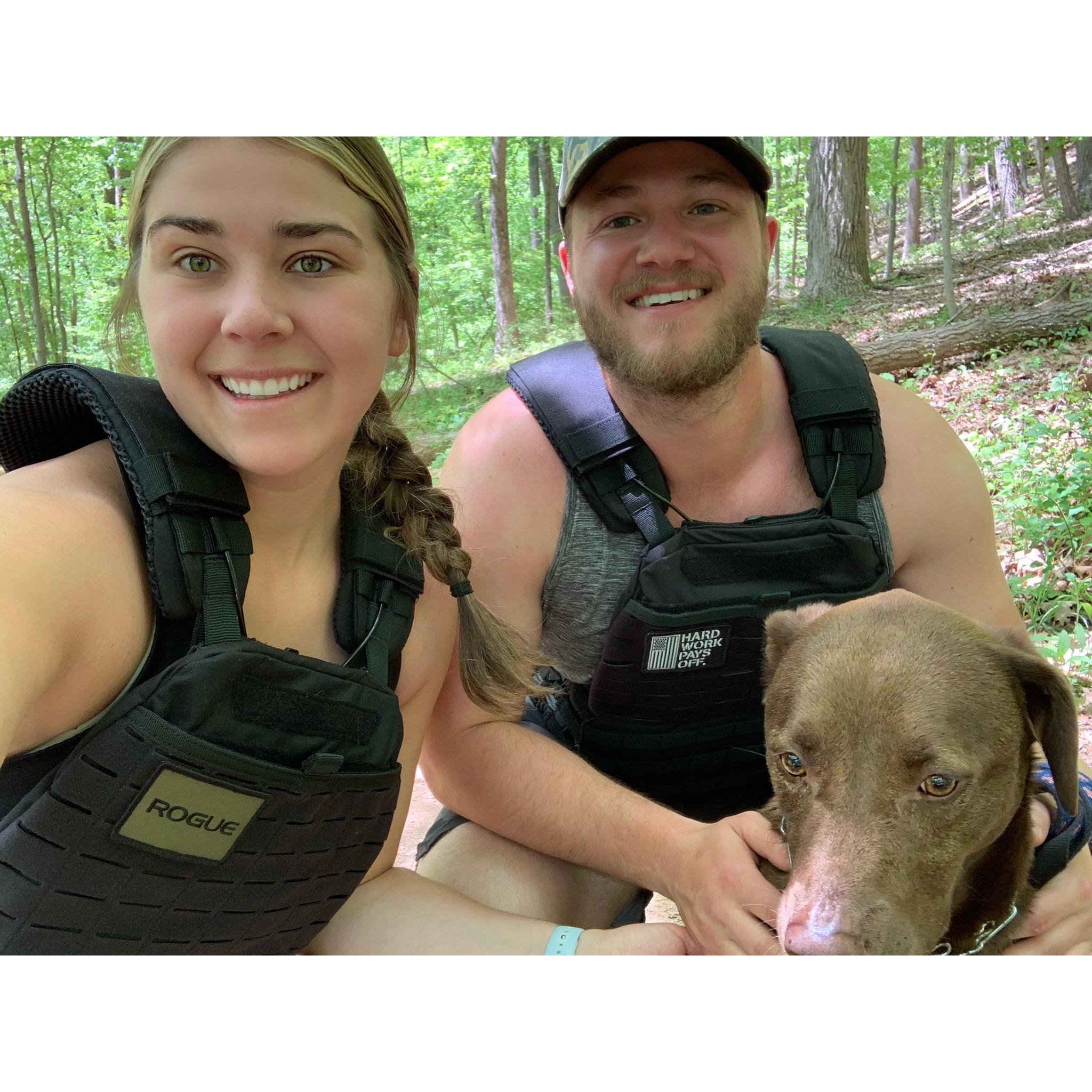 Quarantine continued, but it finally got warm so we could resume one of our favorite activities which is hiking!