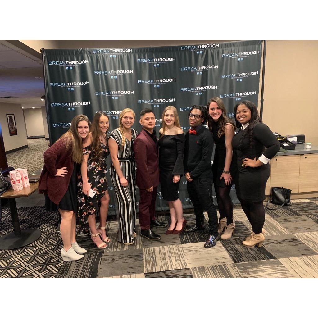 Us and some of our friends at the STL premier!