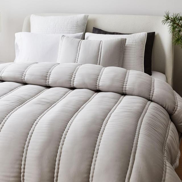 Silky TENCEL™ Plush Comforter & Shams- Terracotta