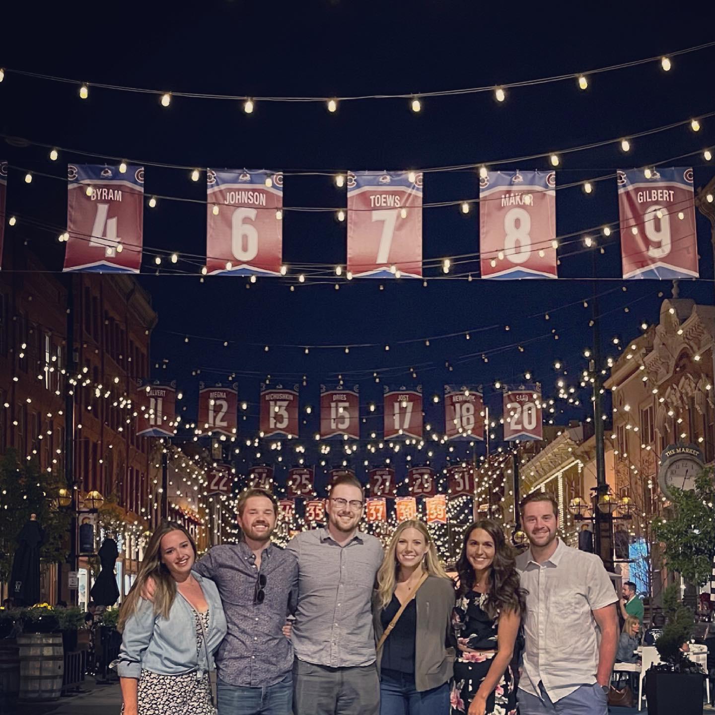 5/21/21 - Mike’s friends (Bri, Jesse, Dave, Liza) visit. Larimer Street, downtown Denver.