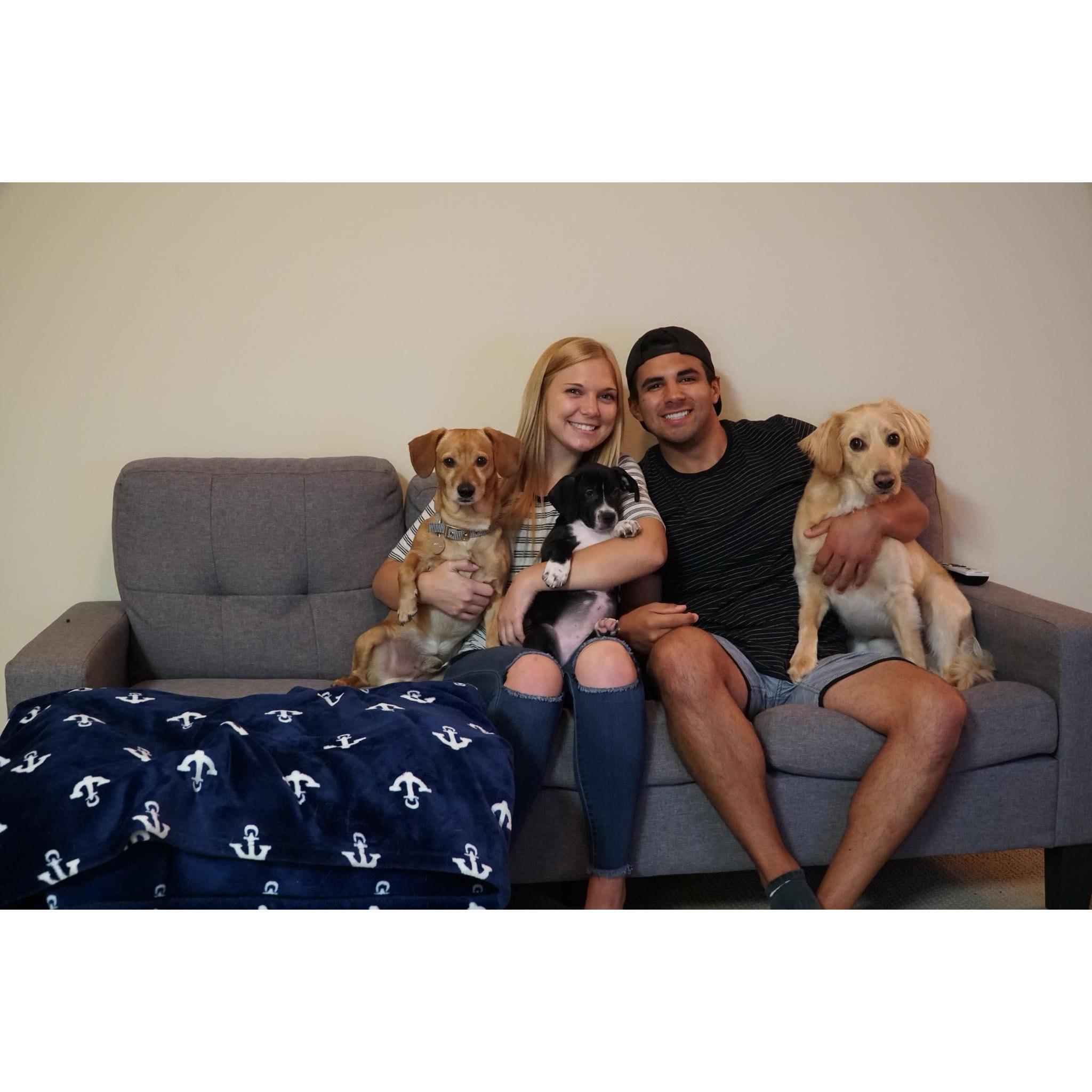 Our first photo as a family of 5!