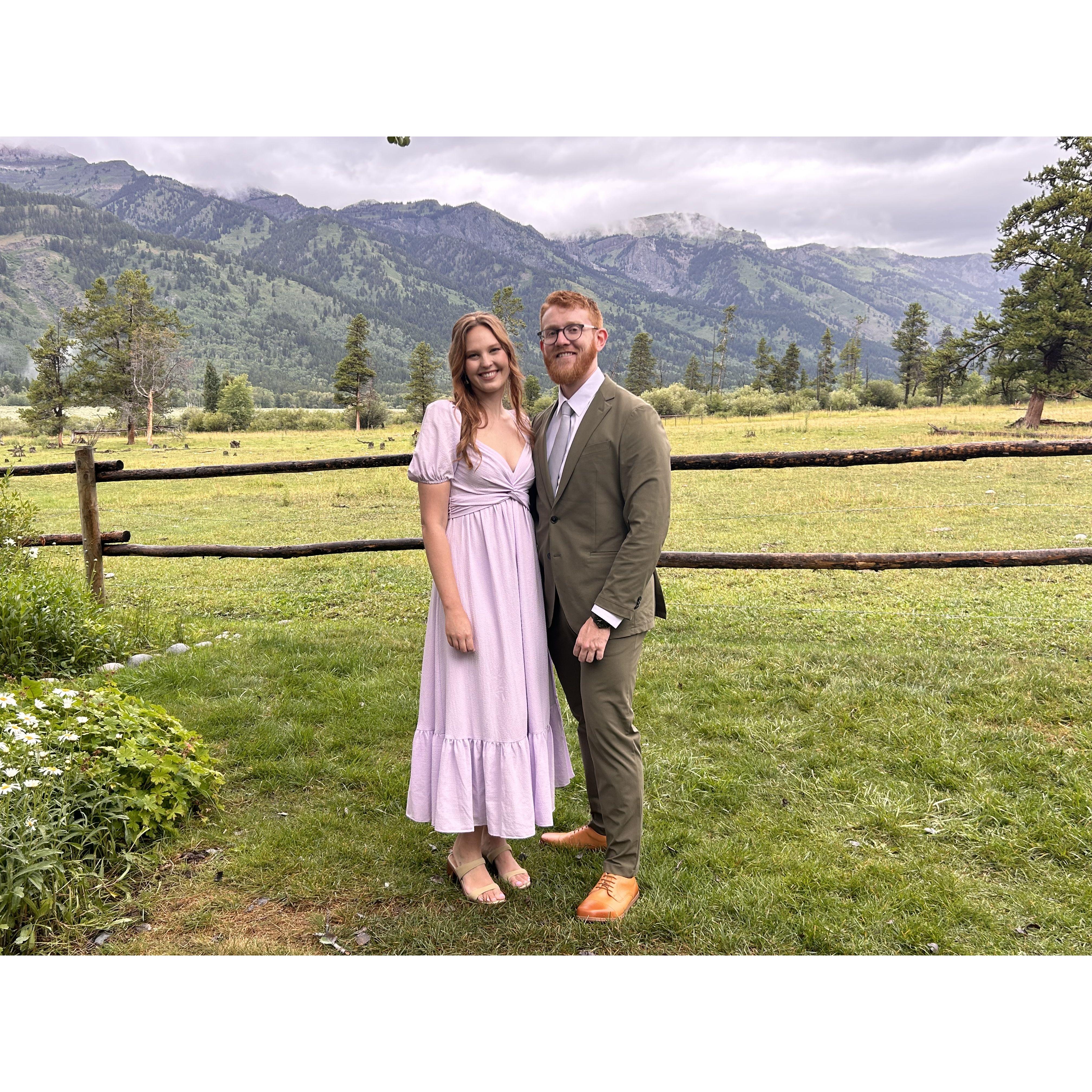 All ready for the Harger Stern wedding in Jackson WY!