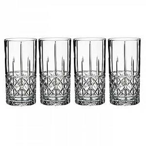 Marquis by Waterford Crystal, Brady Crystal Hiball, Set of Four
