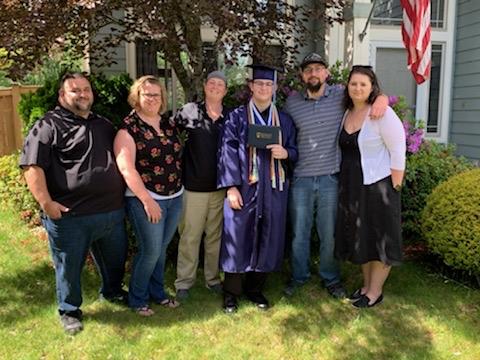 First time meeting Shawna's family (in person) at Cody's HS graduation