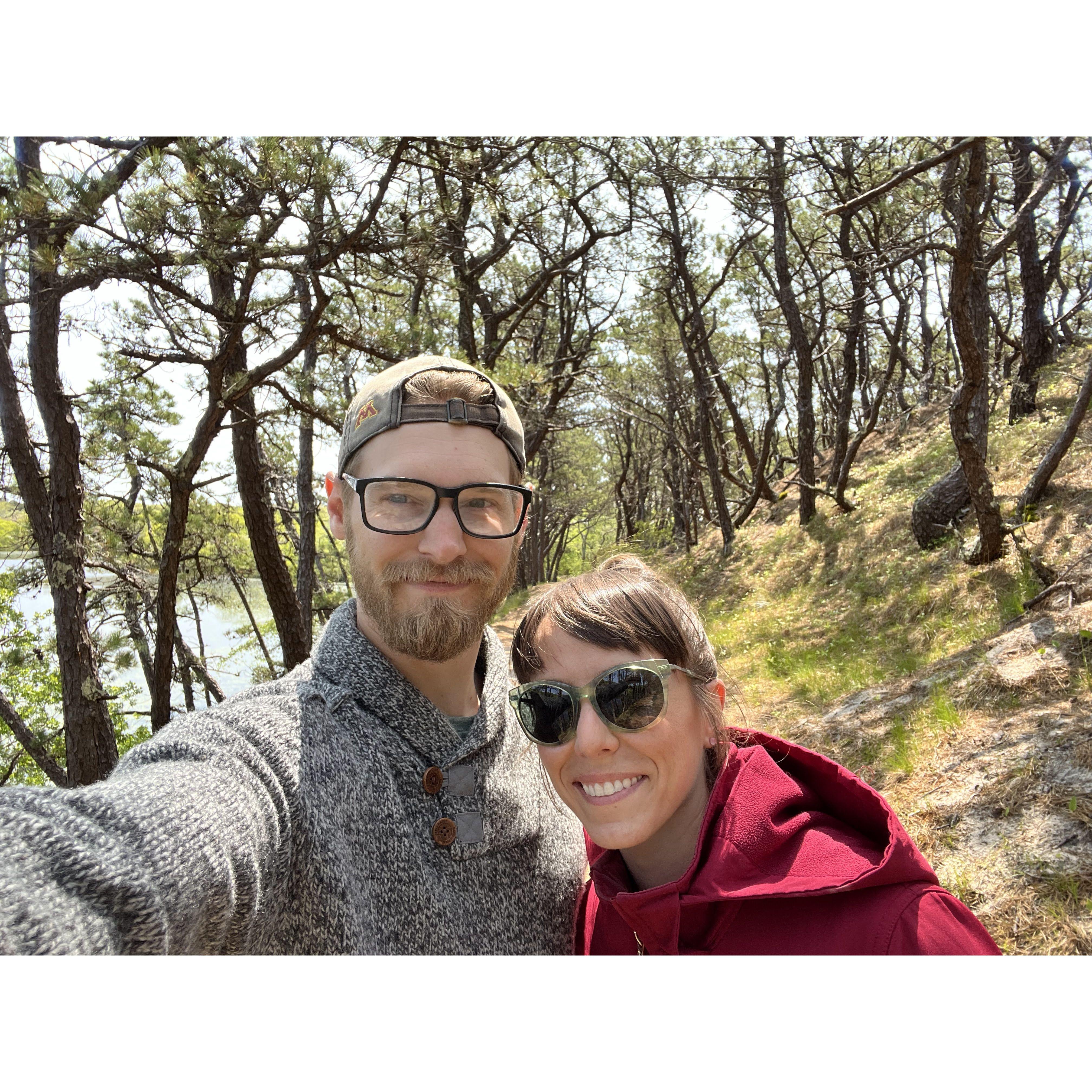 We spend a lot of time walking through the woods or the prairie - but it never gets boring.