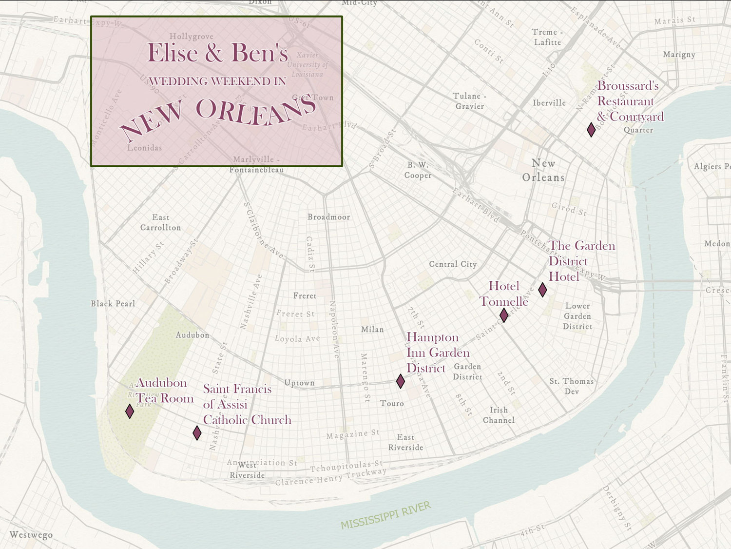 The Wedding Website of Elise Arceneaux and Ben Pierce