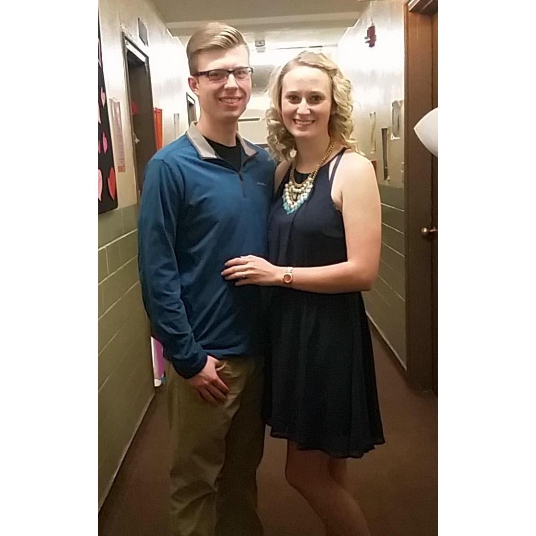 Our first Valentine's.