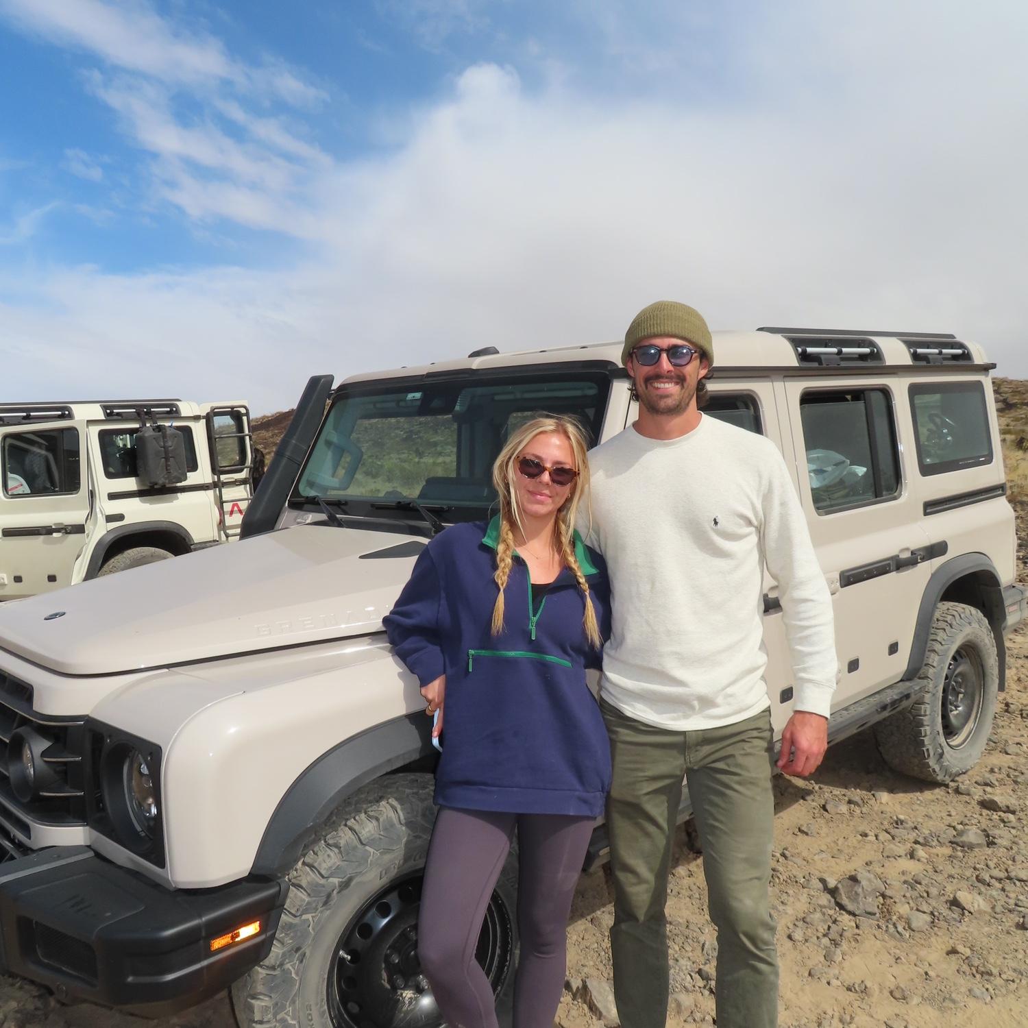 Off roading with Natalie’s Dad
